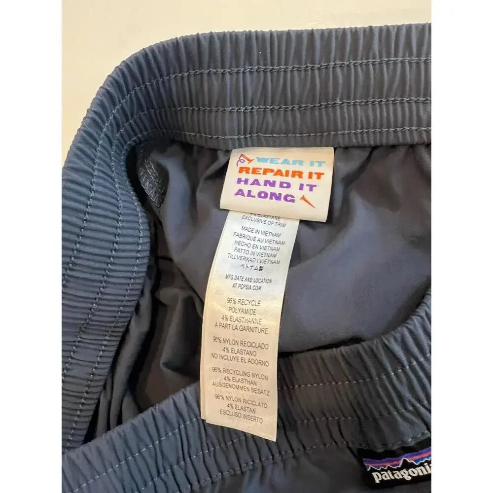 $65 Patagonia Kids Quandary Pants S(7-8 )Smolder Blue Hiking 40+ UPF 66560